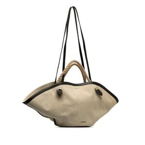 Jil Sander Canvas Sombrero Satchel